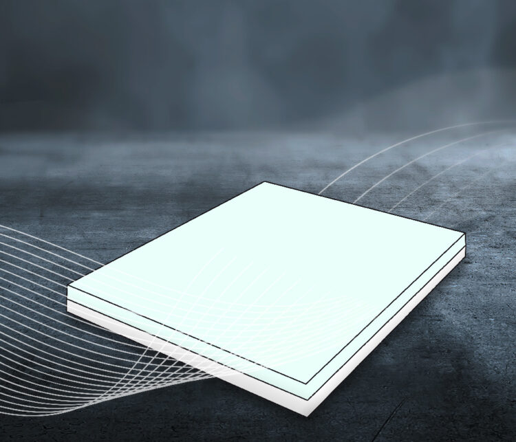 Filtermatte mit rechteckiger Form und mehrschichtigem Aufbau zur Grob- und Feinstaubfiltration in Klima- und Lüftungsanlagen